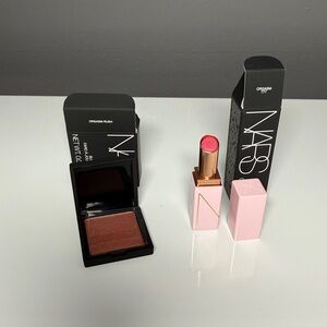 NARS  Lipstick & Blush in #77 Orgasm &norgasm Rush, Travel Size, New